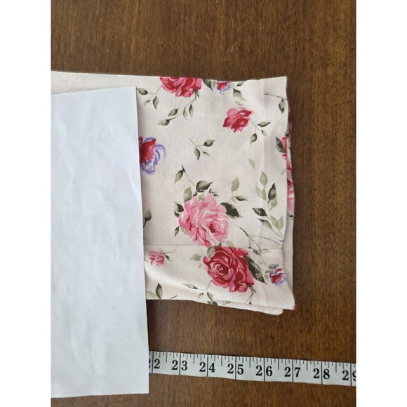 Victoria's Secret Floral Roses Two Piece Pajamas Set Women's Small Pants And Top - Picture 11 of 11